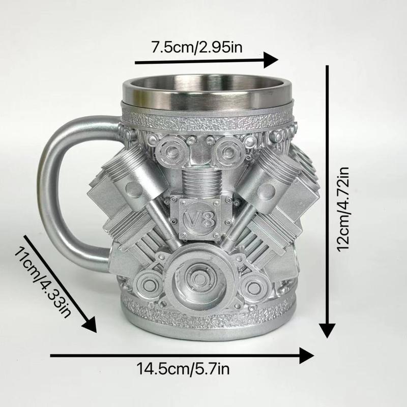 V8 Engine-Themed Coffee Mug