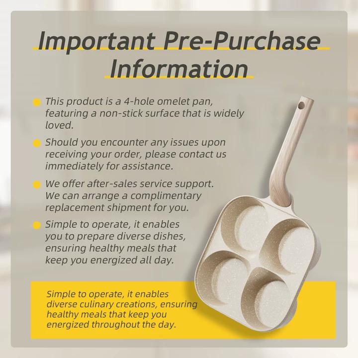 Multifunctional Non-Stick Egg Frying Pan