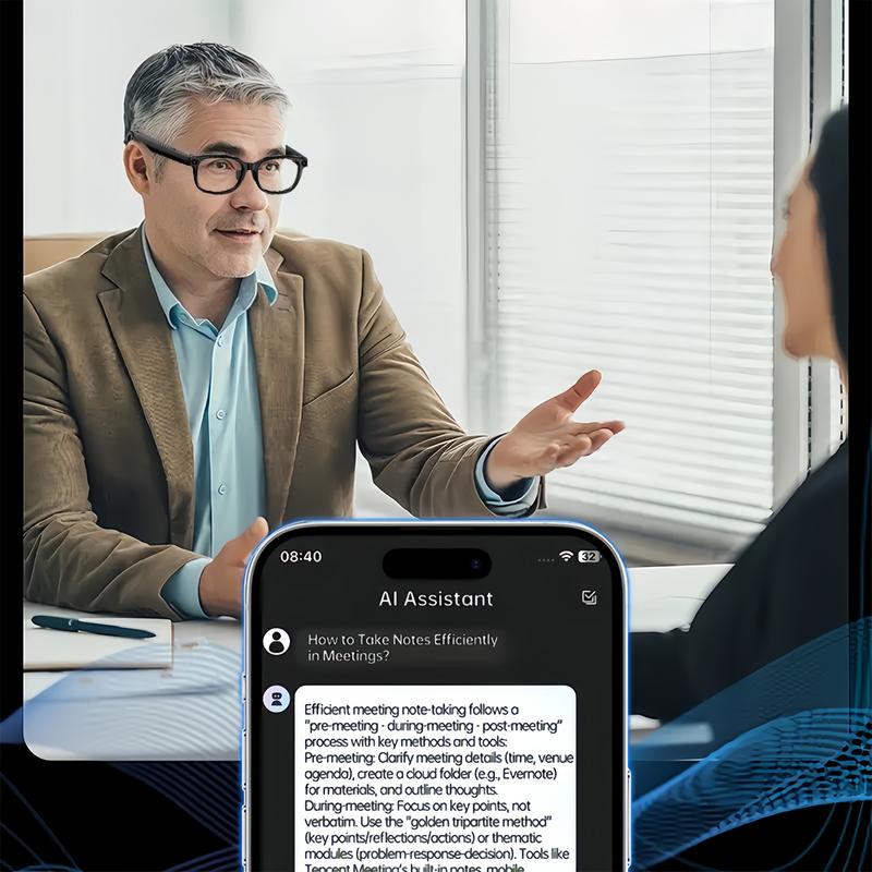 Smart AI Camera Glasses with 8MP Photochromic Lenses