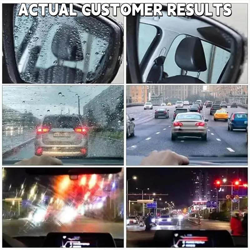 Windshield Oil Film Remover Wand, Glass Cleaning Emulsion Kit for Streak-Free Automotive Glass & Rain Repellent Prep