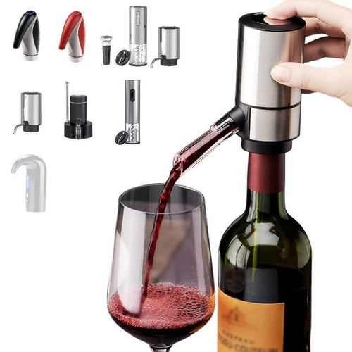Electric Wine Aerator - Kitchen Utensil for Easy Wine Dispensing