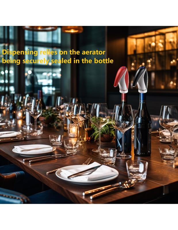 Electric Wine Aerator - Kitchen Utensil for Easy Wine Dispensing