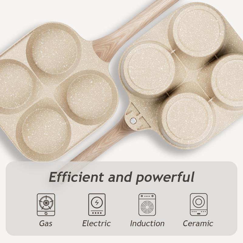 Multifunctional Non-Stick Egg Frying Pan