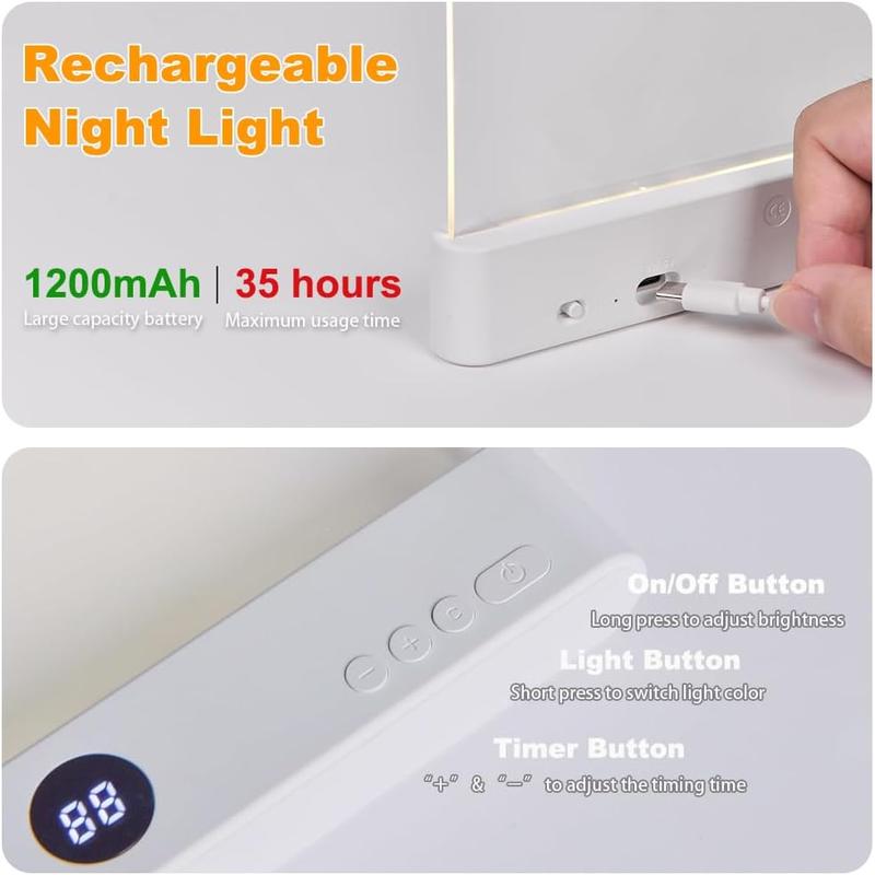 Rechargeable Clear LED Book Light