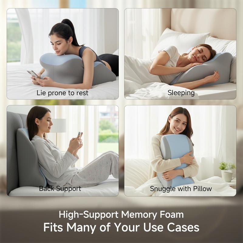 LANQIO Ergonomic Memory Foam Pillow