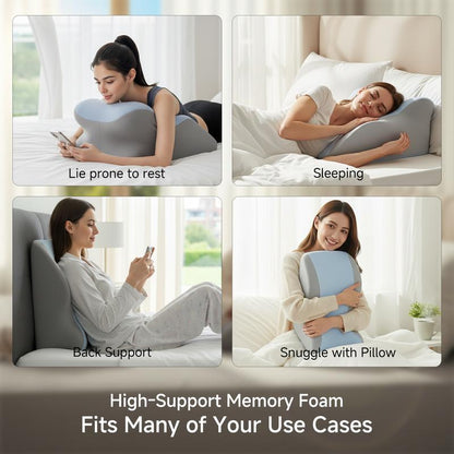 LANQIO Ergonomic Memory Foam Pillow
