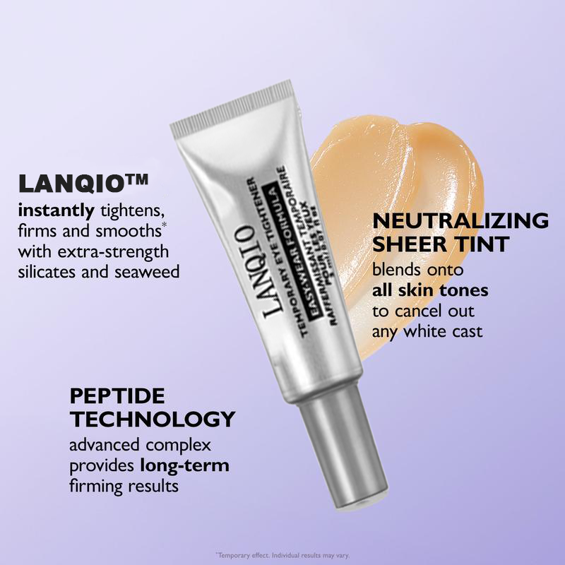 LANQIO Instant Eye Tightening Cream 20ml – Temporary Firming for Under-Eye Puffiness, Fine Lines & Wrinkles