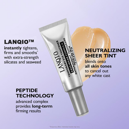 LANQIO Instant Eye Tightening Cream 20ml – Temporary Firming for Under-Eye Puffiness, Fine Lines & Wrinkles