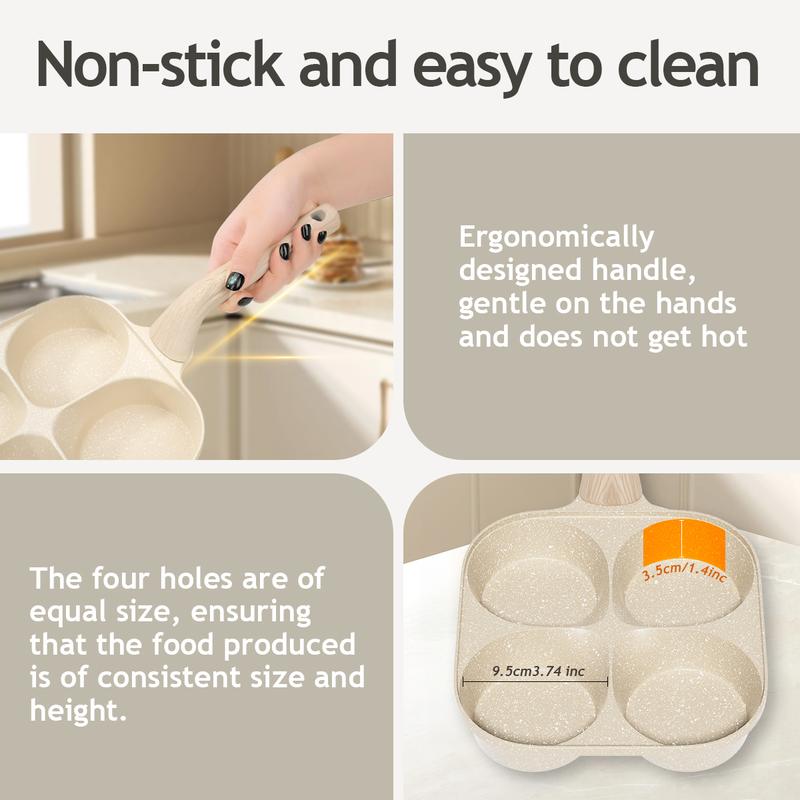 Multifunctional Non-Stick Egg Frying Pan