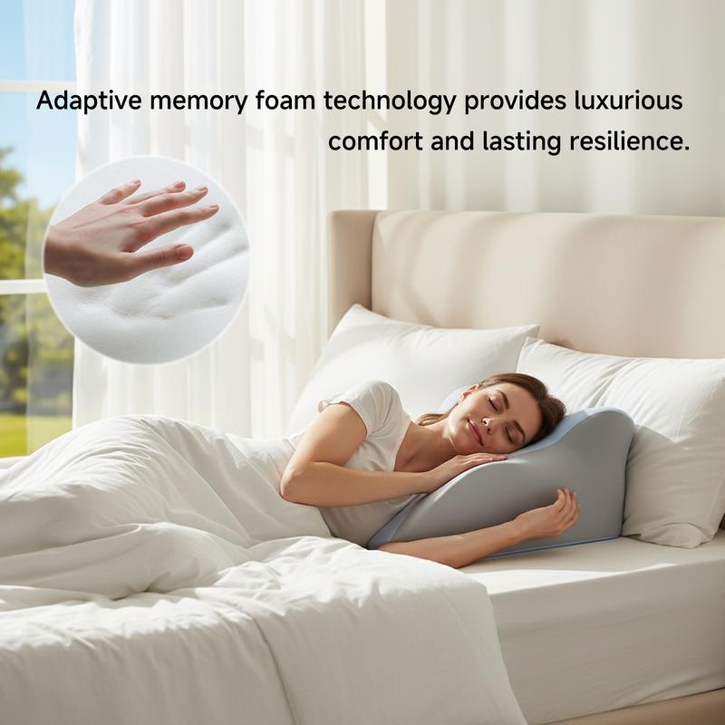 LANQIO Ergonomic Memory Foam Pillow