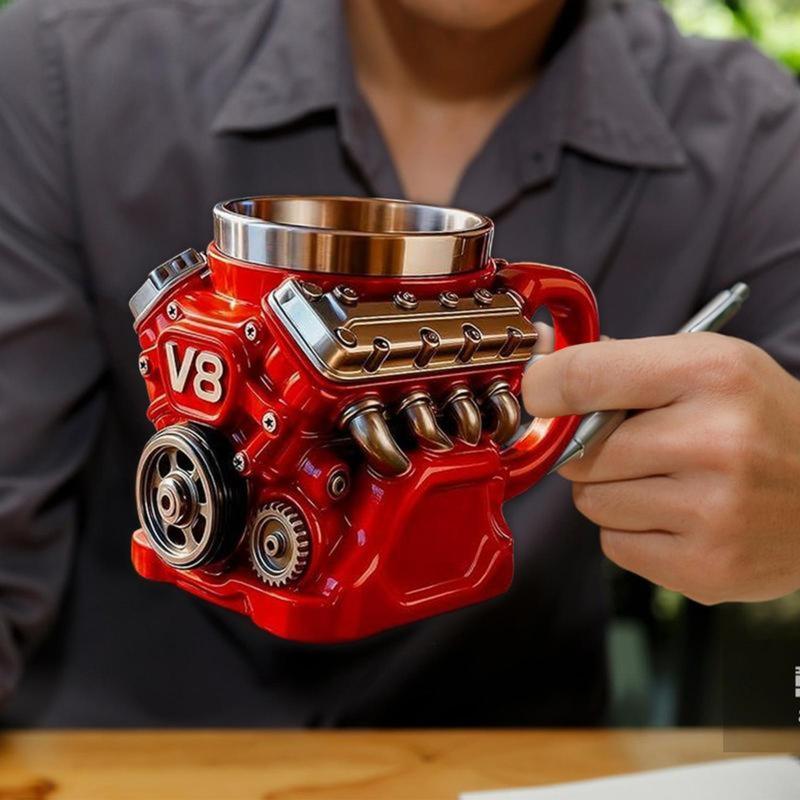 V8 Engine-Themed Coffee Mug