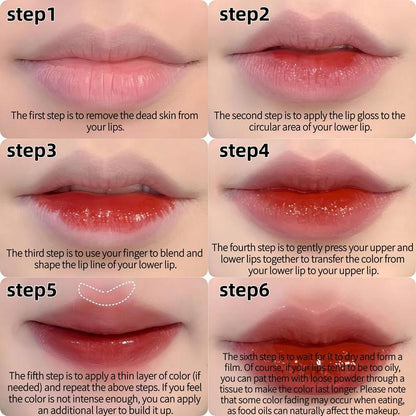 Long-Lasting Matte Lip Glaze Set – 6 Colors in One Box