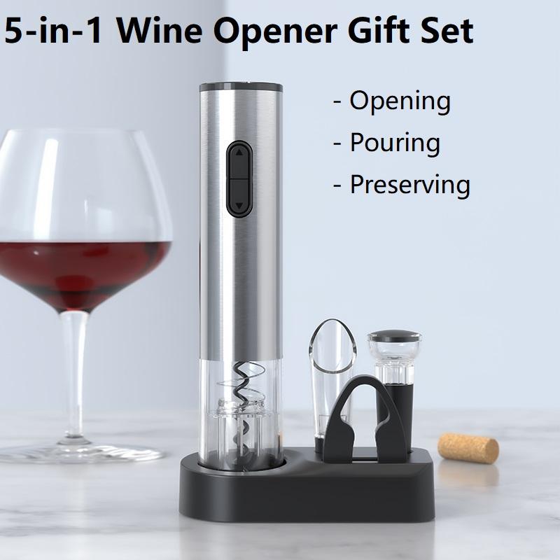 Electric Wine Aerator - Kitchen Utensil for Easy Wine Dispensing