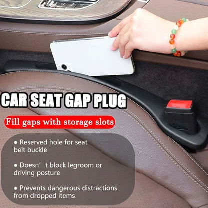 🔥Last Day 50% OFF 🚗 Car Seat Gap Plug with Storage Slot (Custom Logo)
