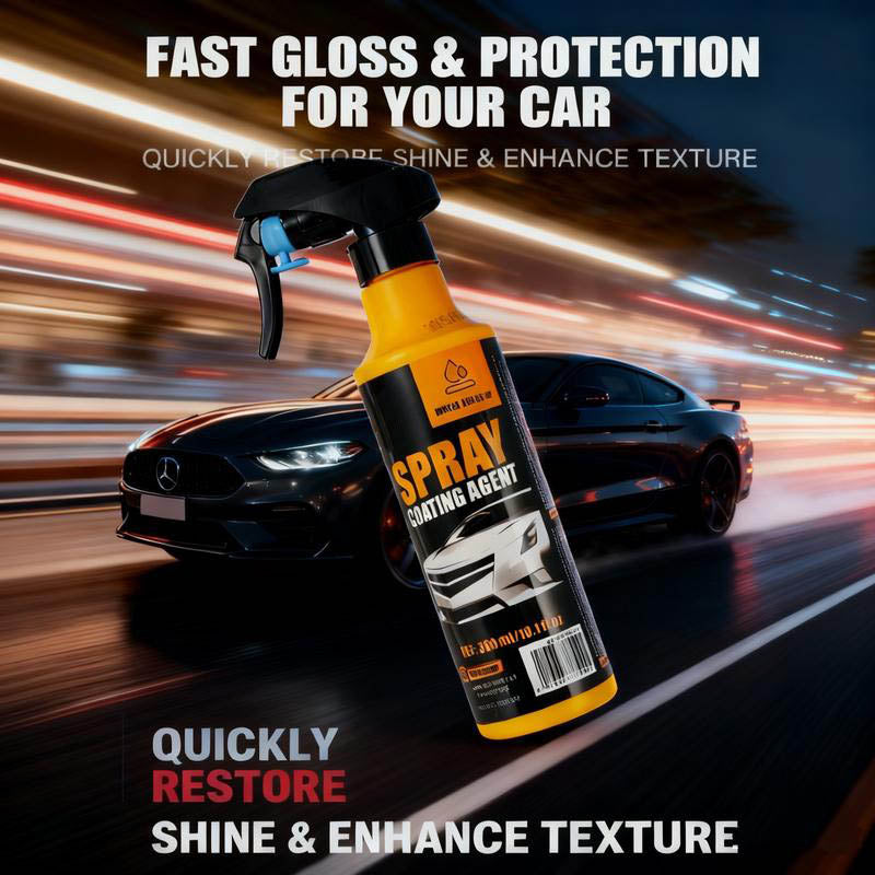LANQIO Nano Car Coating Spray for Hydrophobic Protection, Deep Gloss Shine & Paint Protection