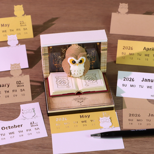 lanqio® Calendar 3D - Magic Owl