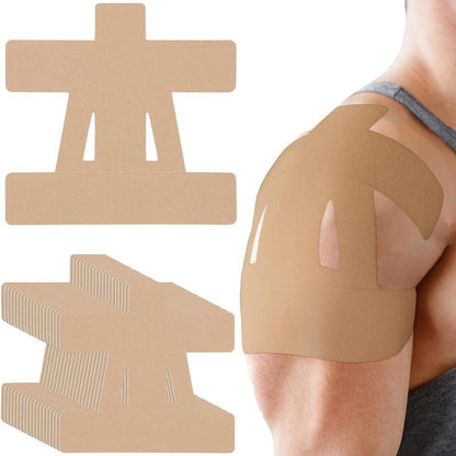 LANQIO Kinesiology Tape for Shoulder Pain Relief – Pre-Cut, Waterproof, Breathable, and Elastic Tape for Sports & Muscle Support