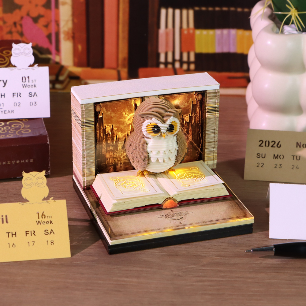 lanqio® Calendar 3D - Magic Owl