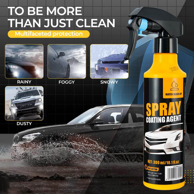 LANQIO Nano Car Coating Spray for Hydrophobic Protection, Deep Gloss Shine & Paint Protection