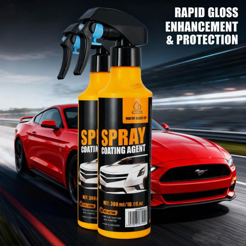 LANQIO Nano Car Coating Spray for Hydrophobic Protection, Deep Gloss Shine & Paint Protection