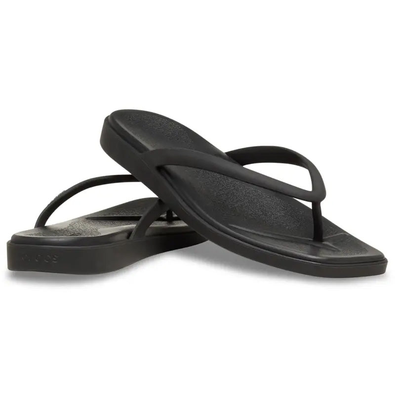 Women’s Miami Flip Flops – Minimal Strap Summer Sandals with Subtle Wedge & Square Toe