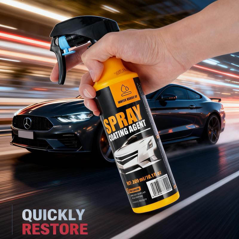 LANQIO Nano Car Coating Spray for Hydrophobic Protection, Deep Gloss Shine & Paint Protection