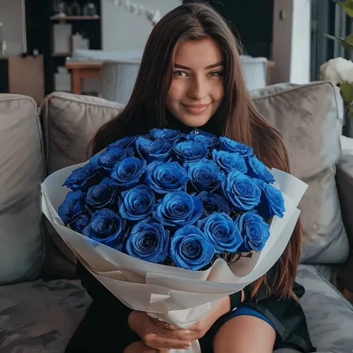 💕Glitter Rose Bouquet💕Couple Glitter Everlasting Rose Bouquet (Never Wither)