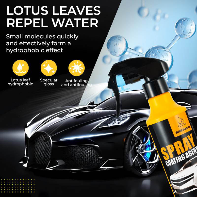 LANQIO Nano Car Coating Spray for Hydrophobic Protection, Deep Gloss Shine & Paint Protection