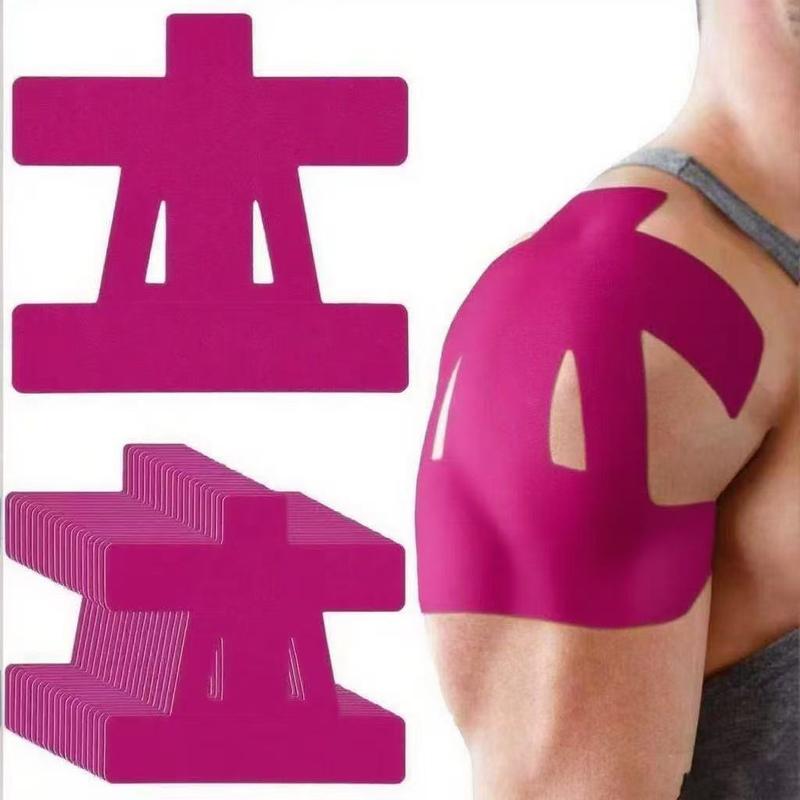LANQIO Kinesiology Tape for Shoulder Pain Relief – Pre-Cut, Waterproof, Breathable, and Elastic Tape for Sports & Muscle Support
