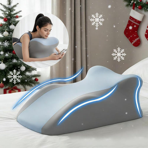 LANQIO Ergonomic Memory Foam Pillow