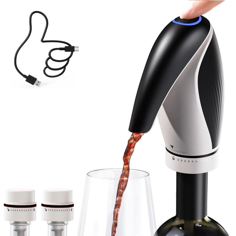 Electric Wine Aerator - Kitchen Utensil for Easy Wine Dispensing