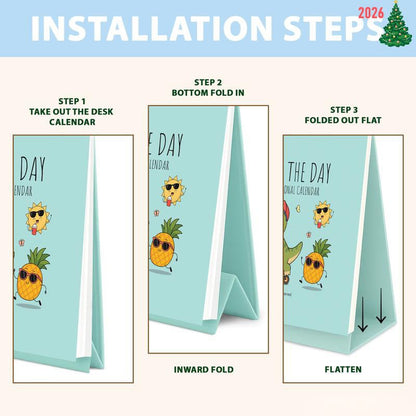 ✨2026 Punny Motivational Desk Calendar📅