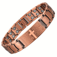 Cross magnetic therapy bracelet
