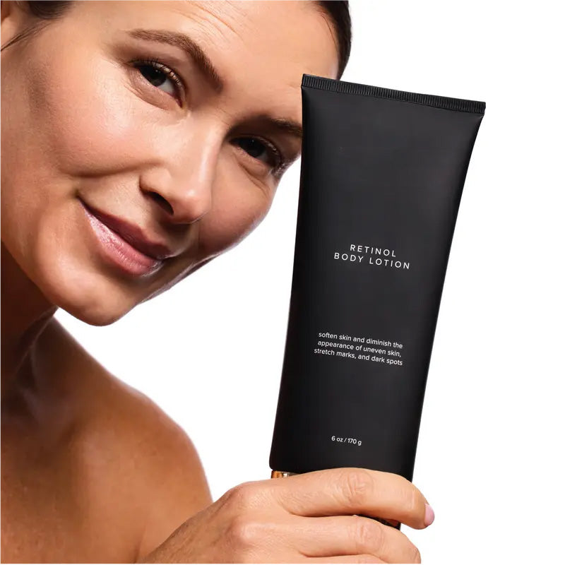 LANQIO Retinol Body Lotion – 6 oz | Anti-Aging Hydrating Formula with Shea Butter & Ceramides for Smoother, Firmer Skin