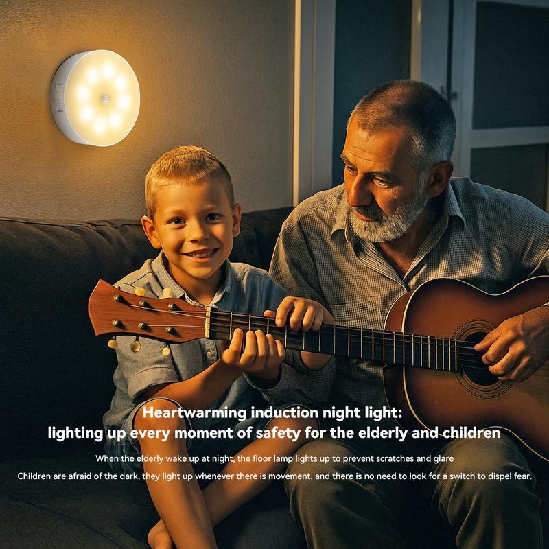 Motion Sensor Night Light – USB Rechargeable, Magnetic & Hands-Free