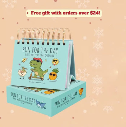 ✨2026 Punny Motivational Desk Calendar📅