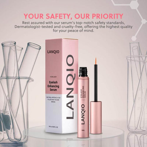 LANQIO Lash Enhancing Serum with Peptides & Plant Botanicals for Thinning Lashes – 3ML