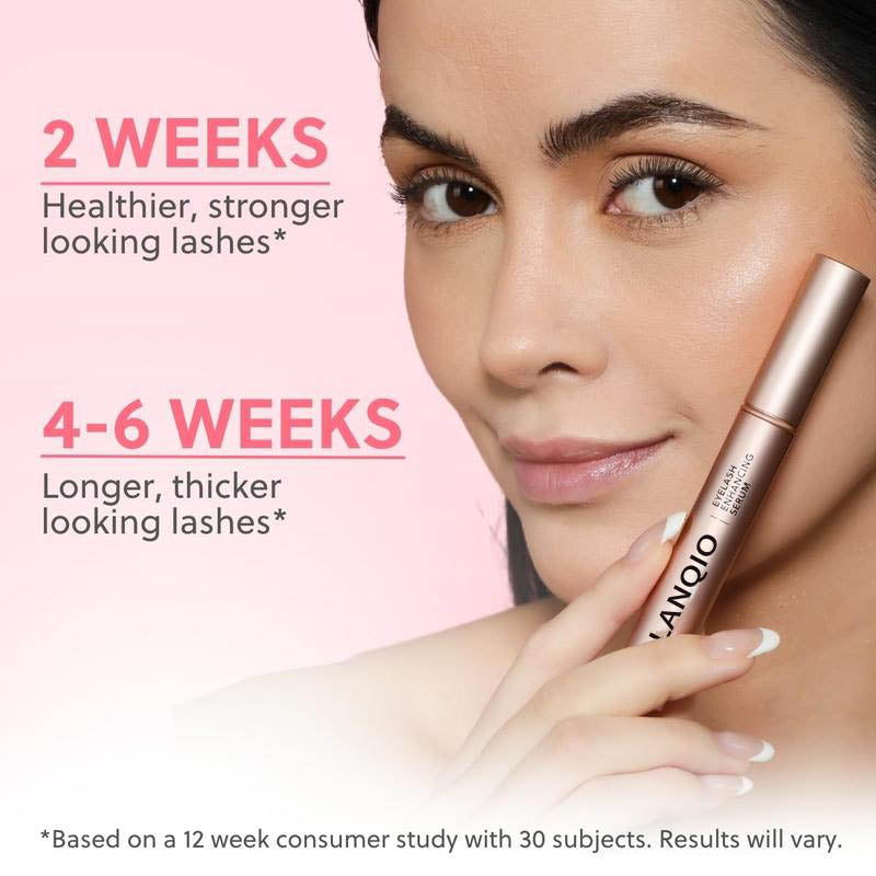 LANQIO Lash Enhancing Serum with Peptides & Plant Botanicals for Thinning Lashes – 3ML