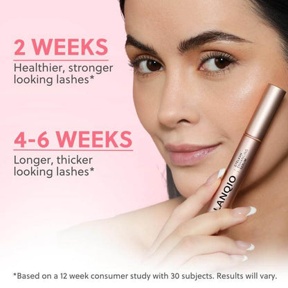 LANQIO Lash Enhancing Serum with Peptides & Plant Botanicals for Thinning Lashes – 3ML