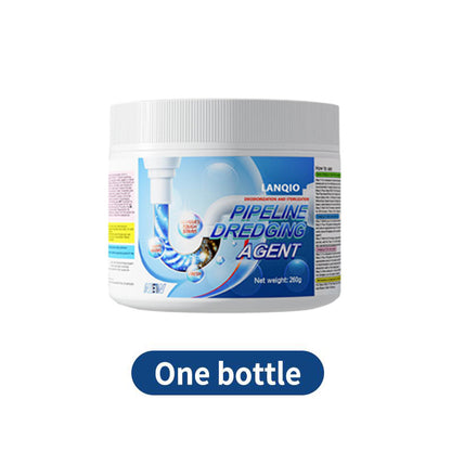 LANQIO-Powerful Pipe Dredging Agent for Kitchen and Toilet Pipelines - Dissolves 200+ Blockages and Kills 99% of Bacteria
